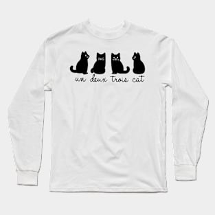 Un Deux Trois Cat Long Sleeve T-Shirt